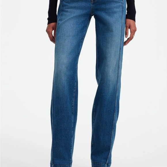 Madewell Tapered Denim Trousers - Picture 2 of 6